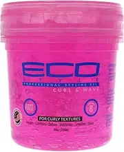 ECOCO Eco Style Gel, Curl & Wave for Unisex, Cranbeery, Pink, 236 ml