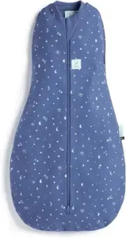 Ergopouch Organic Cotton Cocoon Swaddle Bag, 0.2 TOG for Babies 0-3 Months, N...