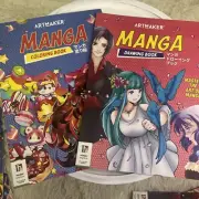 Art Maker Manga Colouring & Drawing Books by Hinkler Paperback Books