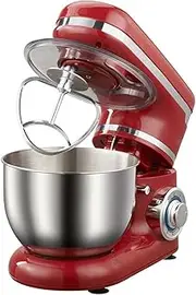 Food Mixer Electric Food Processor Tilt-Head Dough Blender with Large Capacity of 4L Stainless Steel Bowl Low Noise