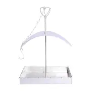 Watson & Williams Square Bird Feeder Zinc
