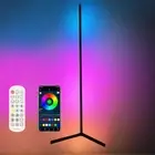 RGB Smart LED Floor Lamp, Corner Floor Lamp with Remote&APP Control Color Cha...