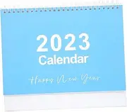 Angoily Creative Desk Calendar Spiral Bound Tabletop Calendar for Office Stylish Design for Academic Planning and Home Office Use