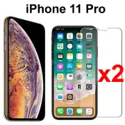 x2 Anti-scratch 4H PET soft film screen protector for Apple iphone 11 PRO front