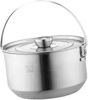 GARENDE Hanging Pot 4500ml Portable Kitchen Cookware for Picnic Backpacking Fishing