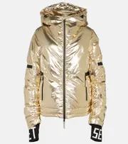 [Jet Set] Jet Set Joanna metallic ski jacket AU 12 gold
