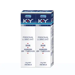 【Durex杜蕾斯】 K-Y潤滑劑100g x2瓶