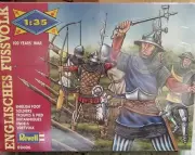 Revell 02606 Englisches Fussvolk 100 yrs war 1:35 Model Play Figure sealed new