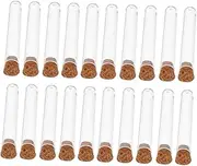 PLAFOPE Bath Salt Storage Tubes 50pcs Test Tubes with Cork 12x75mm 5ml Containers