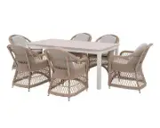 Kalbarri 7 Piece Dining Setting Dining Setting