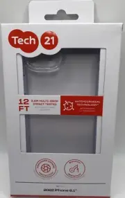 Tech21 Evo Clear Multi-Drop Protection Case for iPhone 14 / 6.1 Inch - Clear