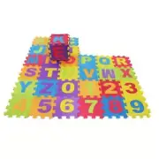 Non- 36 Piece ABC Foam Mat, Number Puzzle Flooring Mat for