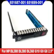 651687-001 2.5" 3.5 SAS SATA HDD Tray Caddy For HP DL380p DL360p Gen8 Gen9 Gen10