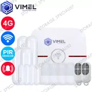 4G Wireless Home Alarm System WIFI Quad PIR Window Door Sensor Security