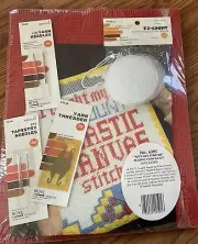 Plastic Canvas Get Started Kit Book, Plastic Canvas, Needles, Threaders, Circles