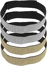 PAMINGONO 4pcs Adjustable Wig Elastic Bands for Edge Fixation Stretchy Melting Bands with Breathable Design Secure Fit for Wig Laying and Styling