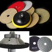 Diamond Masonry Profiler router bit 1" Bevel bullnose polishing pad buff granite