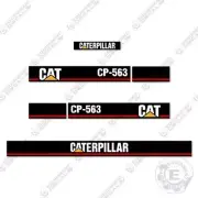 Fits Caterpillar CP-563 Vibratory Compactor Decal Kit - 7 YEAR OUTDOOR 3M VINYL!