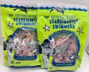 2 Pack Trader Joe's Super Sour Scandinavian Swimmers Gummy Candy VEGAN KOSHER