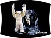 Display stand for kenner hasbro Wampa Star Wars Hoth Wampa , Very Nice!!!!