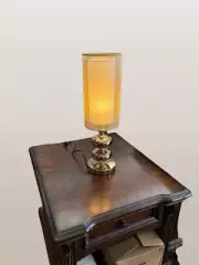 Gold Color Base with Gold Top Table Lamp