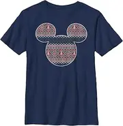 [Disney] Boy's Mickey & Friends Christmas Print T-Shirt