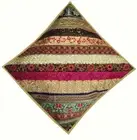 30" Khaki Home Decorative Embroidered Patchwork Cushion/Pillow Cover Room Decor