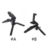 Mini Phone Tripod Desktop Portable Tripod Stand with Smartphone Clamp for