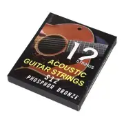 12Pcs Folk Guitar String Acoustics Guitar Strings Powerful and Enduring