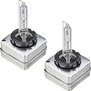 HID Bulbs D1S Genuine HID Replacement 6000K for Benz, BMW, Audi Import Vehicles, Set of 2 ALS-D1S-6000K