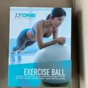 Tone Fitness Stability & Resistant Ball/Exercise Ball 65 CM with Dual hand Pump