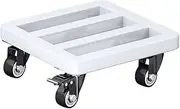 Plant Caddy With Wheels | Heavy Duty Metal Plant Caddy - Lockable Swivel Casters, Rolling Planter Base For Indoor Outdoor Use, Flower Pot Mobile Tray