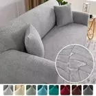 Waterproof Elastic Sofa Cover for Thick Polar Fleece L-Shaped Armchair Protector