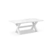 Kansas Outdoor Ceramic 2m Aluminium Dining Table 2m