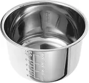 [CATIEBYE] Multi Functional Stainless Steel Cooker Liner Inner Cooking Pot for Electric Rice Cookers Design with Heat Transfer Performance Practical Replacement for Daily Use