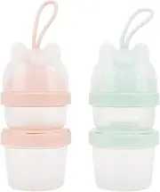 Milk Formula Dispenser, Portable Sealing Baby Formula Container for Outdoor Traveling