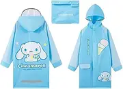 [Many Rainbows] Cinnamoroll Hooded Rain Coat Jacket Poncho Outwear for Girls Boys Kids Children