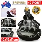 Backflow Ceramic Mountain Waterfall Smoke Incense Burner Cones Holder