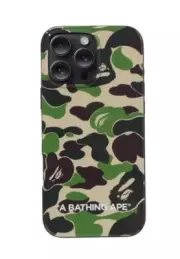 Authentic a bathing ape bape abc camo iPhone 16 pro max case green new