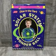 Vintage 1995 Great Explorations Solar System Wonder Ball Inflatable Glow In Dark
