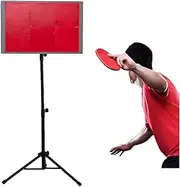 Table Tennis Rebound Board,Single Player Training Catch Board,360° Adjustable Angle,for Indoor/Outdoor School Gym