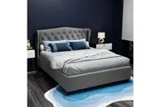 Artiss Bed Frame Queen Size Grey PIER