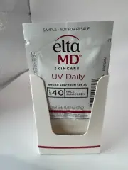 EltaMd spf 40 face sunscreen samples