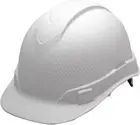 Ridgeline Cap Style Hard Hat, 4-Point Ratchet Suspension, Matte White Graphite P