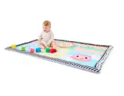 Sensory Play Mat Baby Play Activity Printed Rectangle shape Squeaker and crinkle