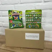 Unopened box Glass Marbles Soccer Jersey. 2x24 marbles (48 total) New Old Stock