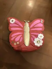 Bath & Body Works Orange & Pink Butterfly Backpack