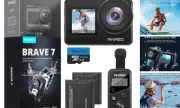 Brave 7 Action Camera 4K30FPS 20MP with 64GB U3 MicroSDXC Memory Card,