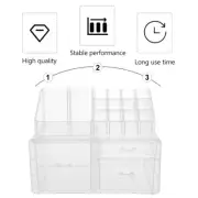 Drawer Type Cosmetic Storage Box Man Travel Clear Makeup Organizer