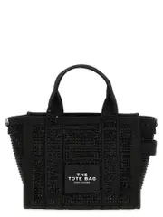 [Marc Jacobs] Marc Jacobs-The Crystal Canvas Small Tote Borse A Mano Nero-Donna OS